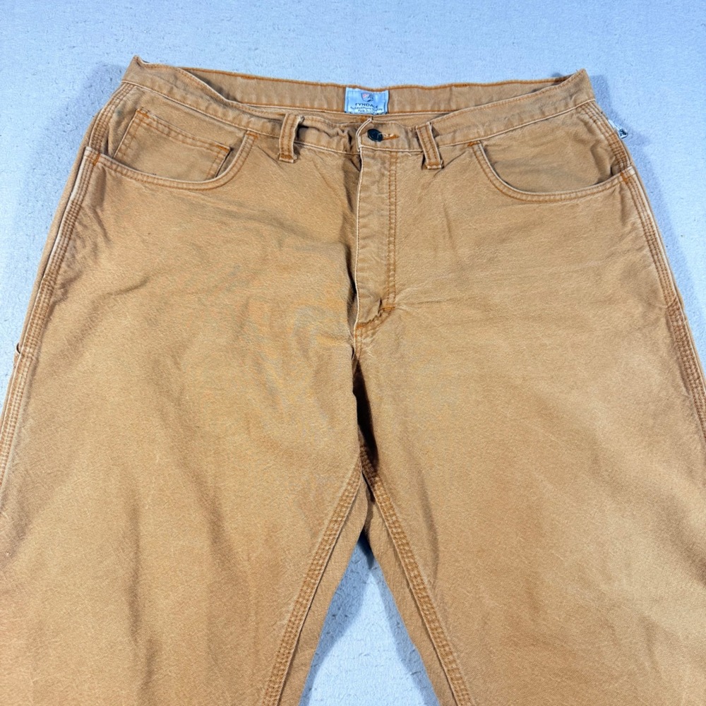 Tyndale FR Flame Resistant Work Pants Mens 40x32 Brown Duck Canvas NFPA 2112 USA - Picture 12 of 16